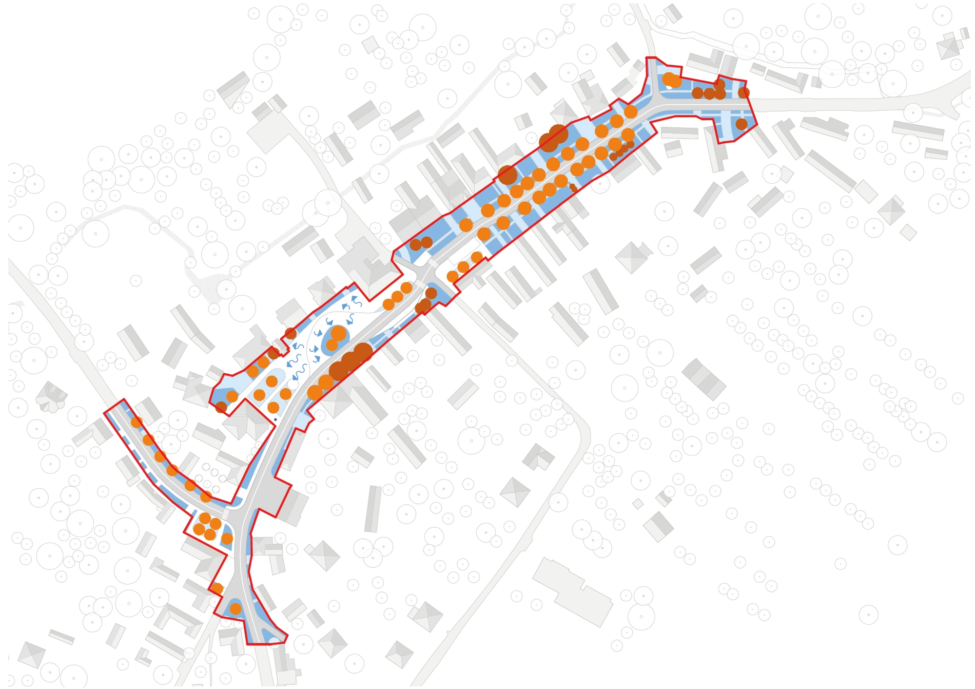 Situace modrozelena infrastruktura